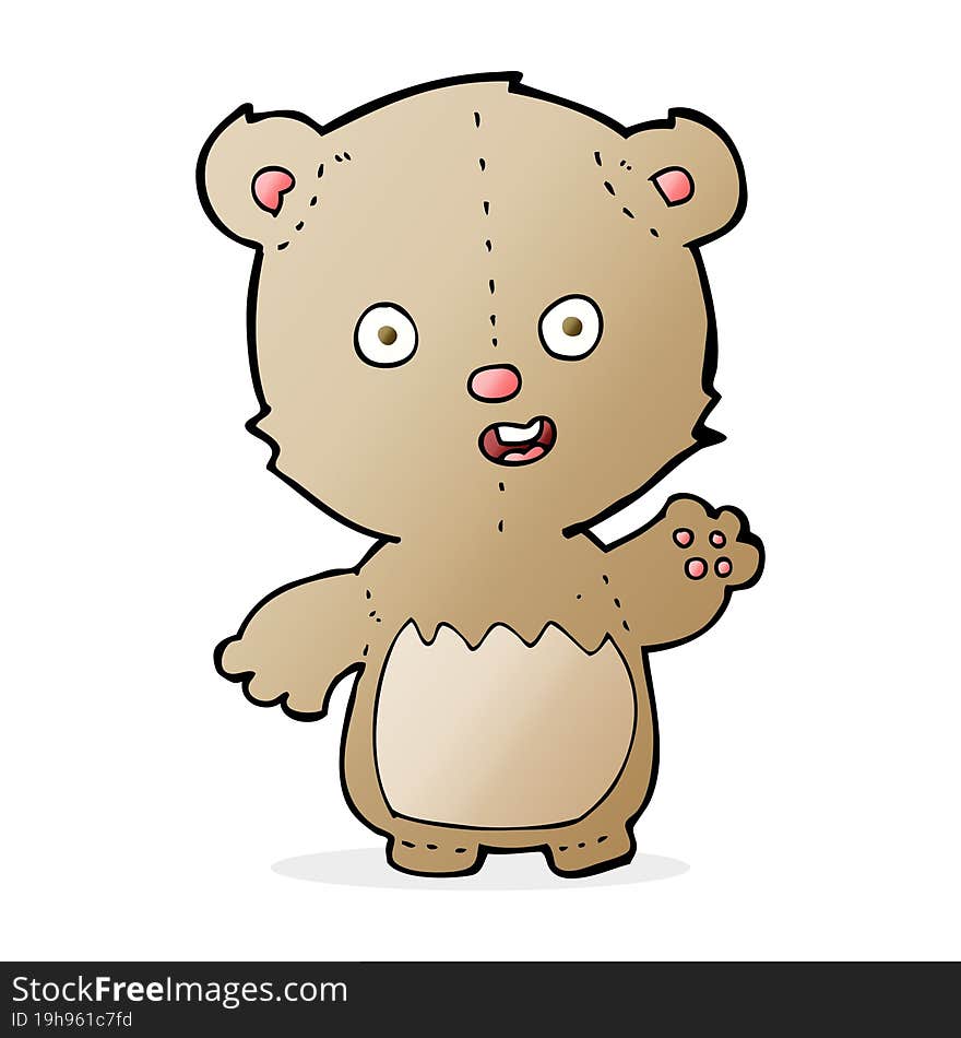 cartoon teddy bear