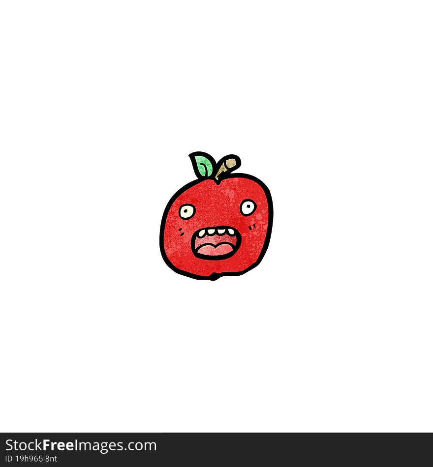 cartoon apple