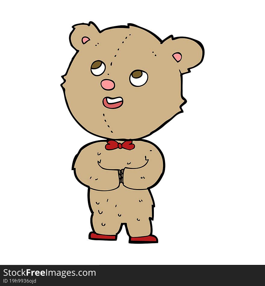 cartoon cute teddy bear