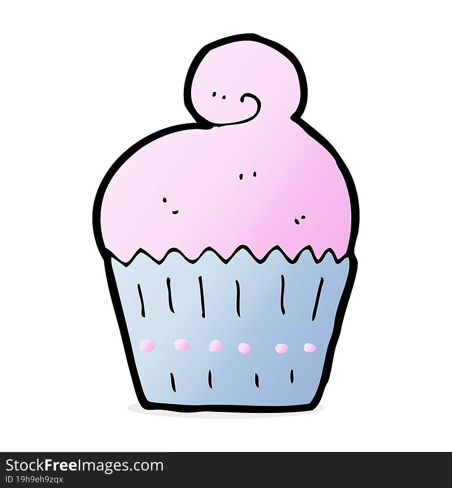 cartoon cupcake