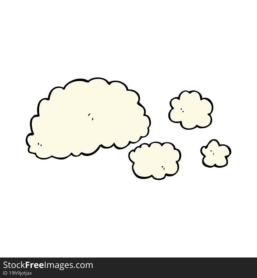 cloud of smoke cartoon element