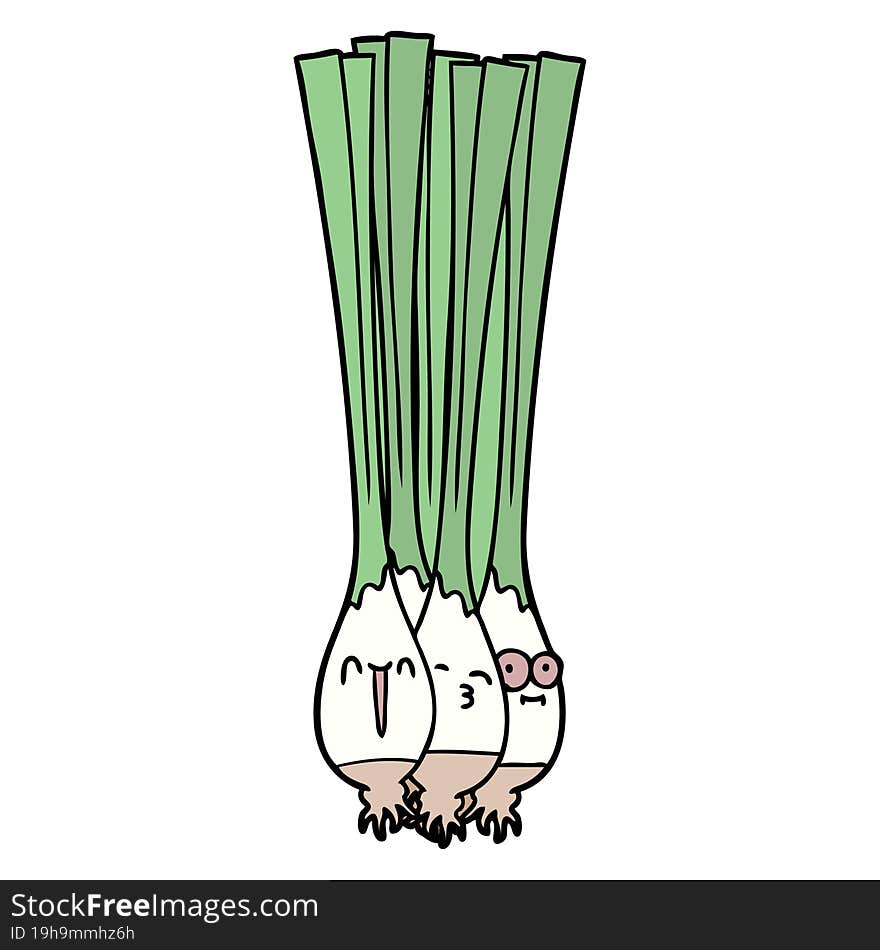 spring onions. spring onions