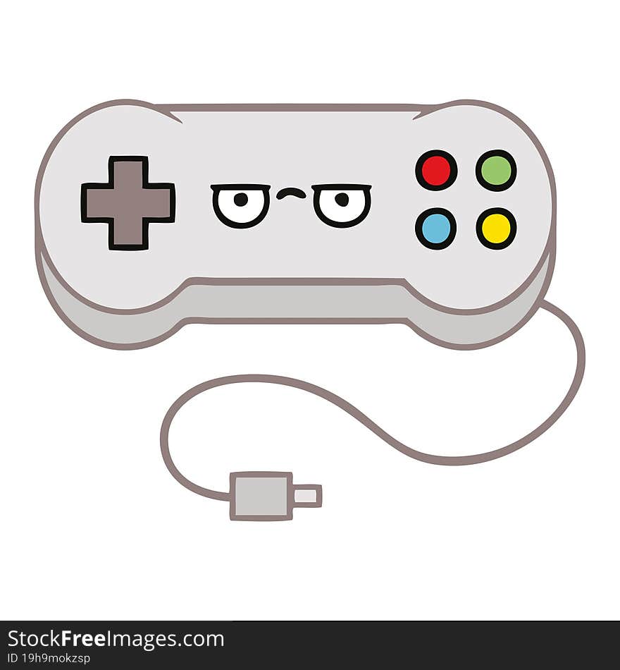 cute cartoon game controller