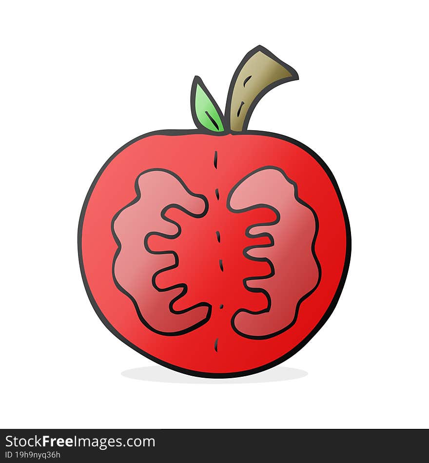 freehand drawn cartoon tomato