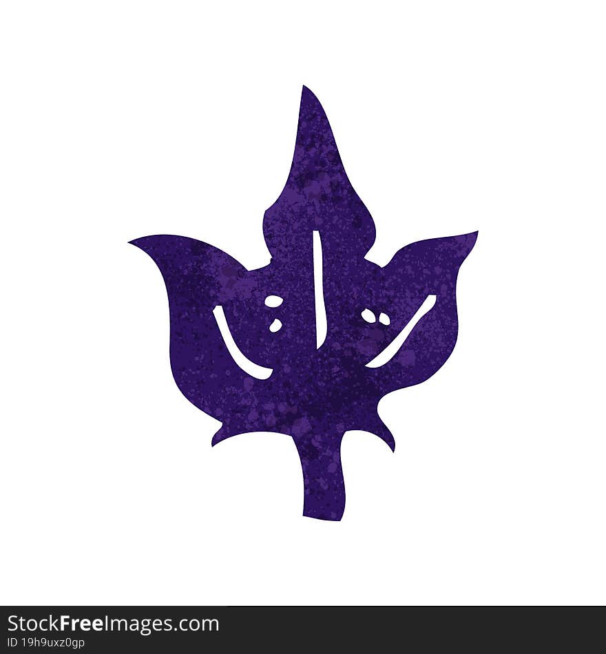 Cartoon Leaf Symbol