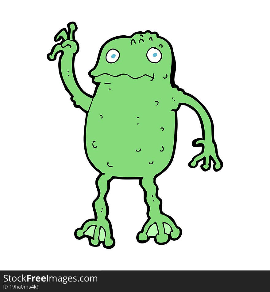 cartoon frog