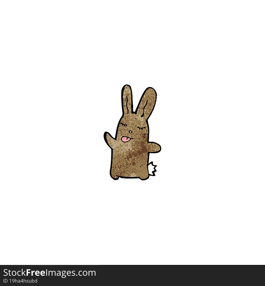 Cartoon Brown Rabbit