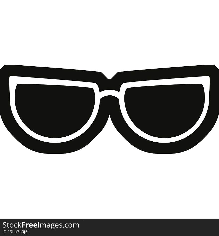 spectacles graphic vector illustration Icon. spectacles graphic vector illustration Icon