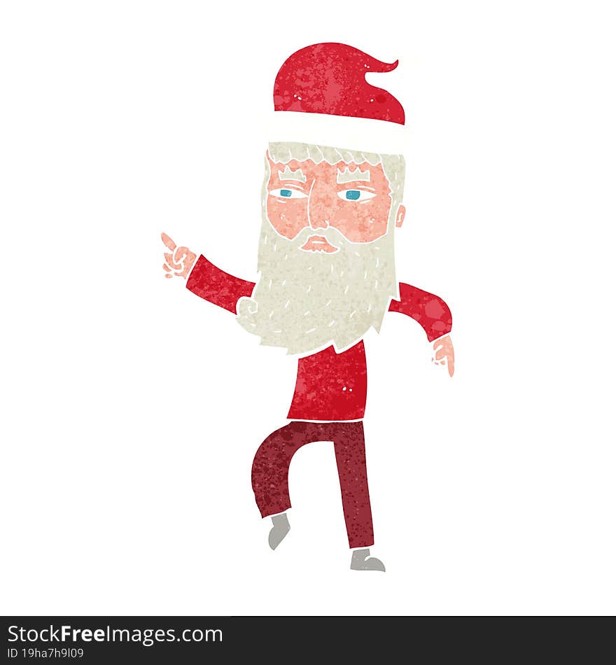 cartoon santa claus