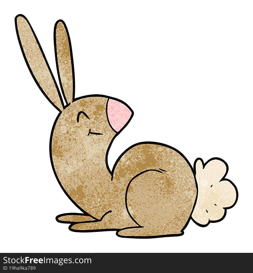 cute cartoon rabbit. cute cartoon rabbit