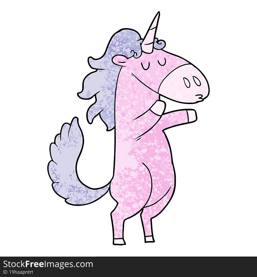 cartoon unicorn. cartoon unicorn