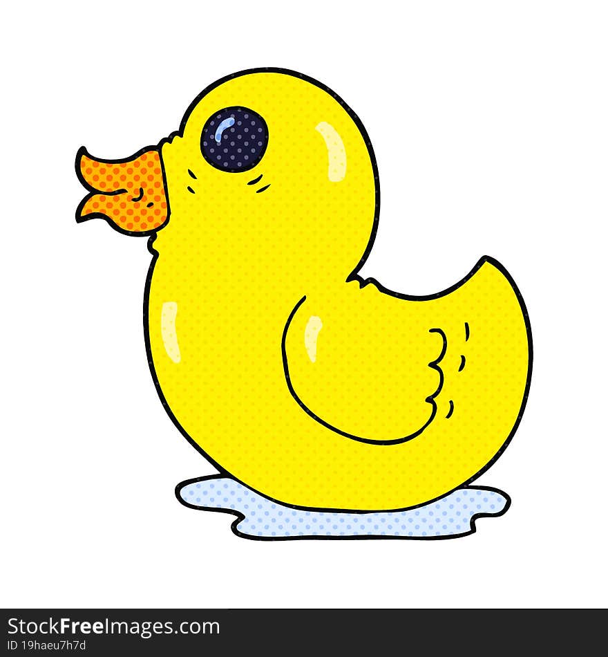 Cartoon Rubber Duck