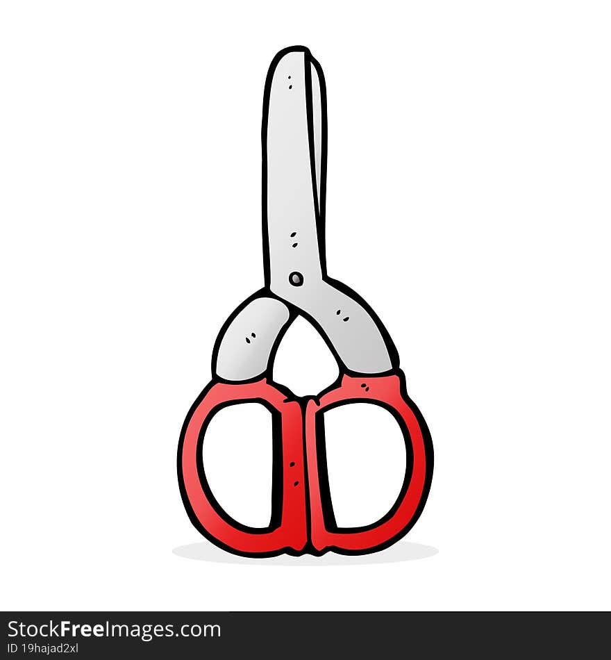 cartoon scissors