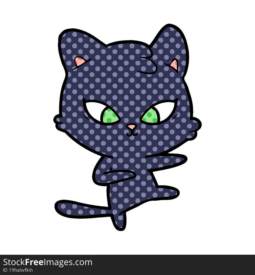 cute cartoon cat. cute cartoon cat