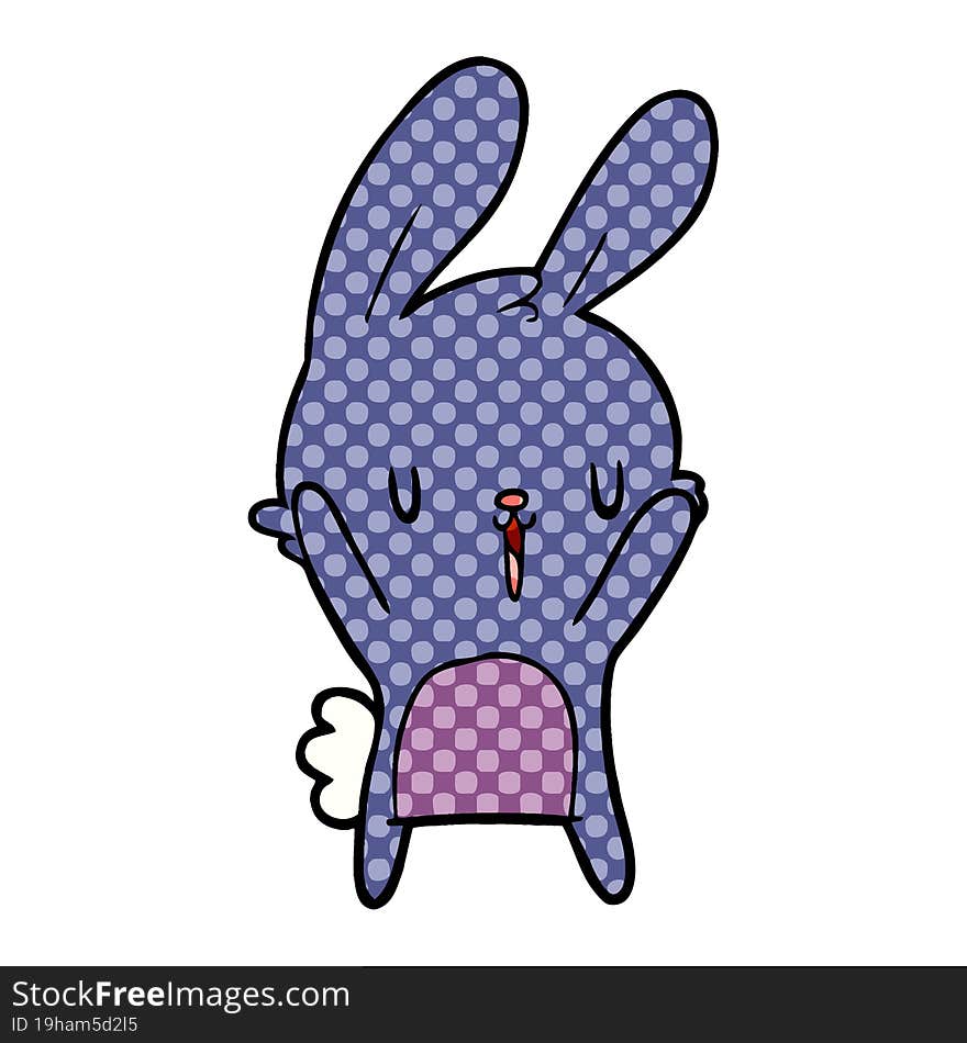 cute cartoon rabbit. cute cartoon rabbit