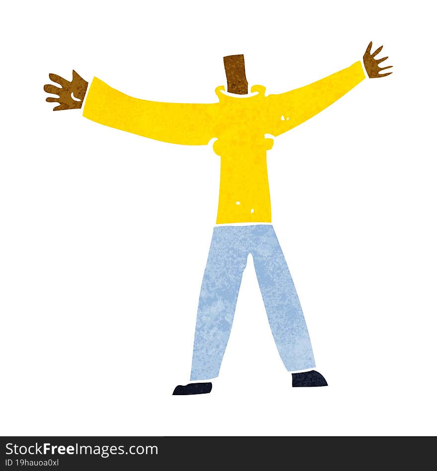 Cartoon Headless Body (mix And Match Cartoons Or Add Own Photo