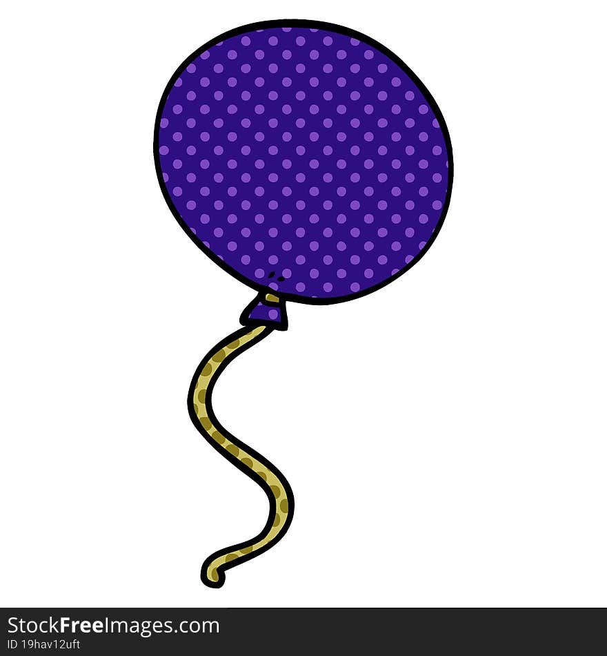 cartoon doodle balloon