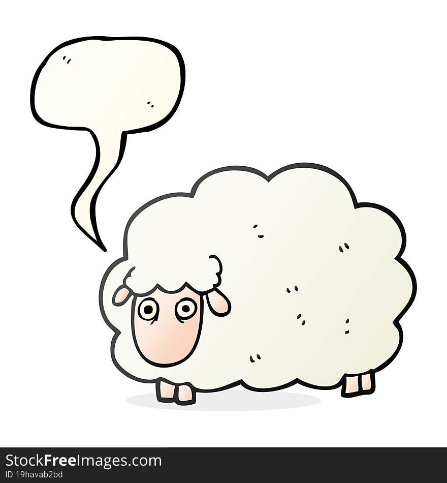 speech bubble cartoon farting sheep