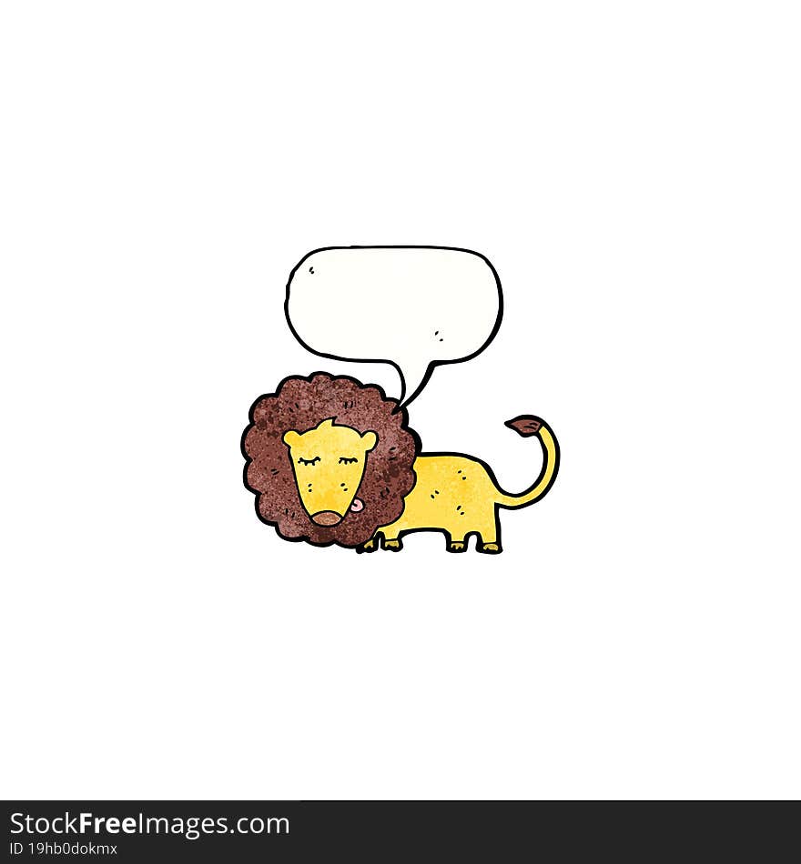 Cartoon Lion