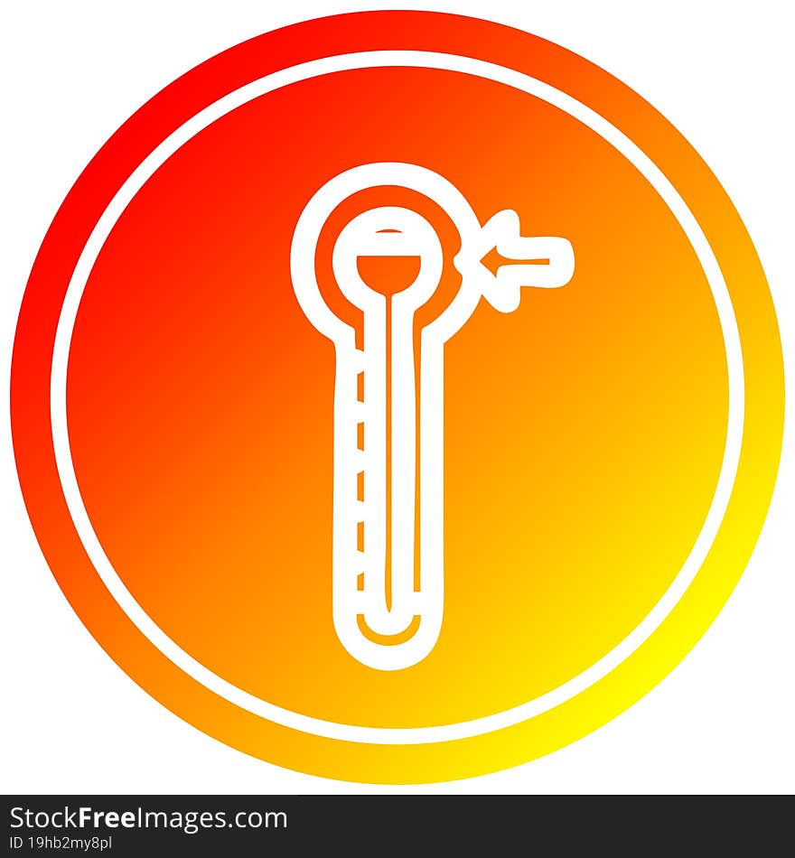 high temperature circular in hot gradient spectrum