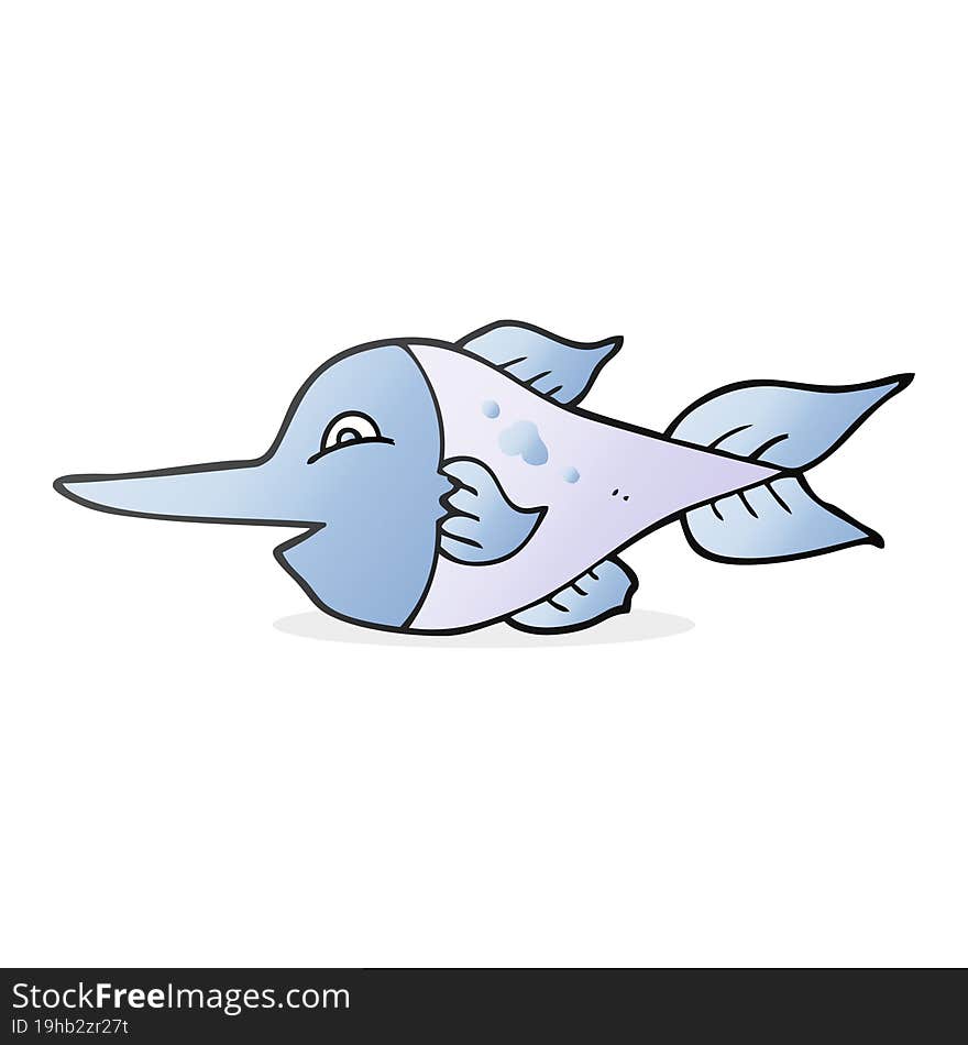 Cartoon Swordfish