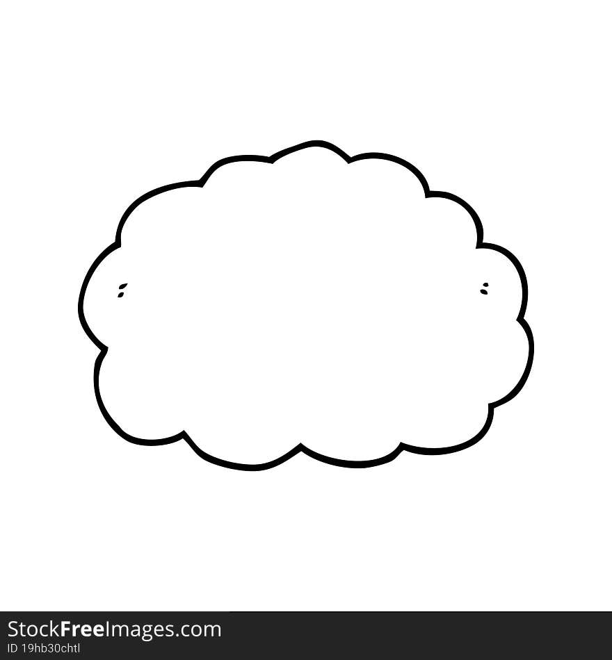 cartoon cloud