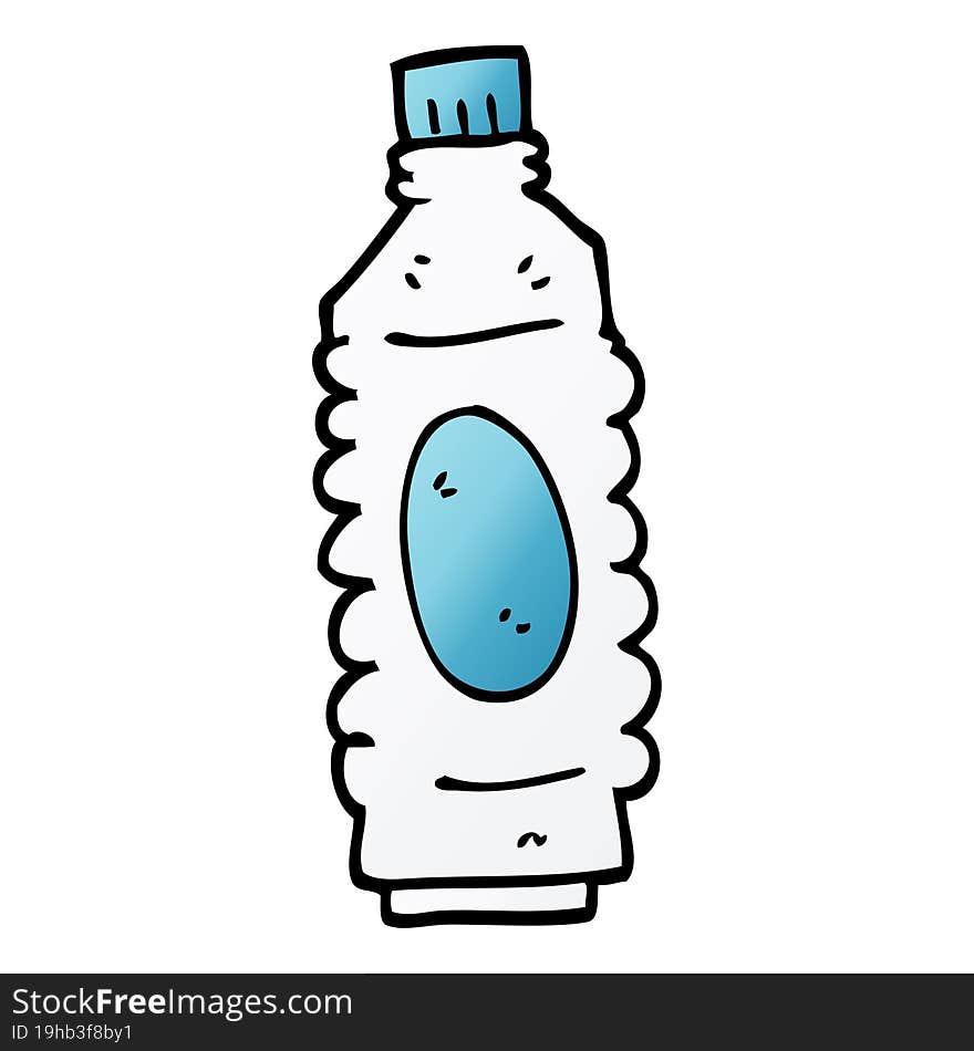 cartoon doodle drinks bottle