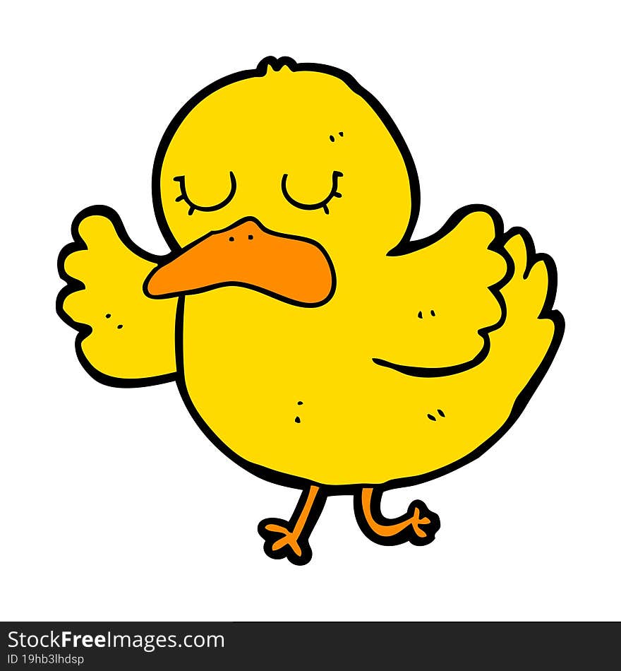 cartoon duck