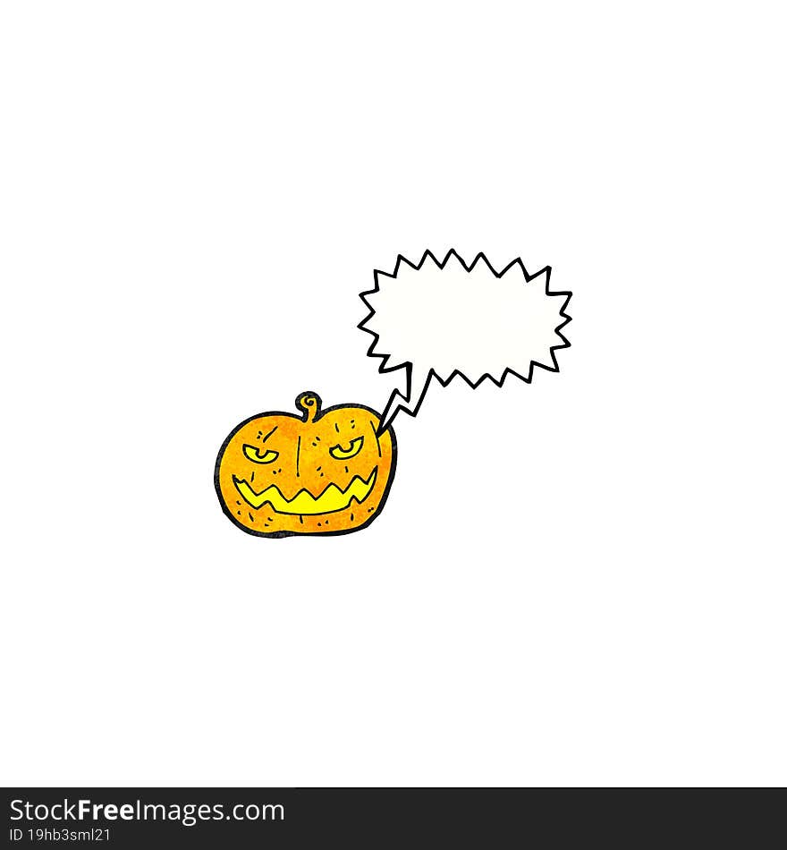 cartoon pumpkin