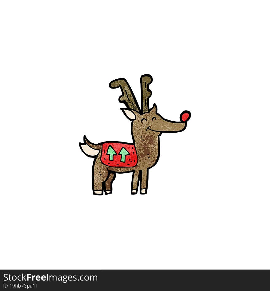 cartoon reindeer