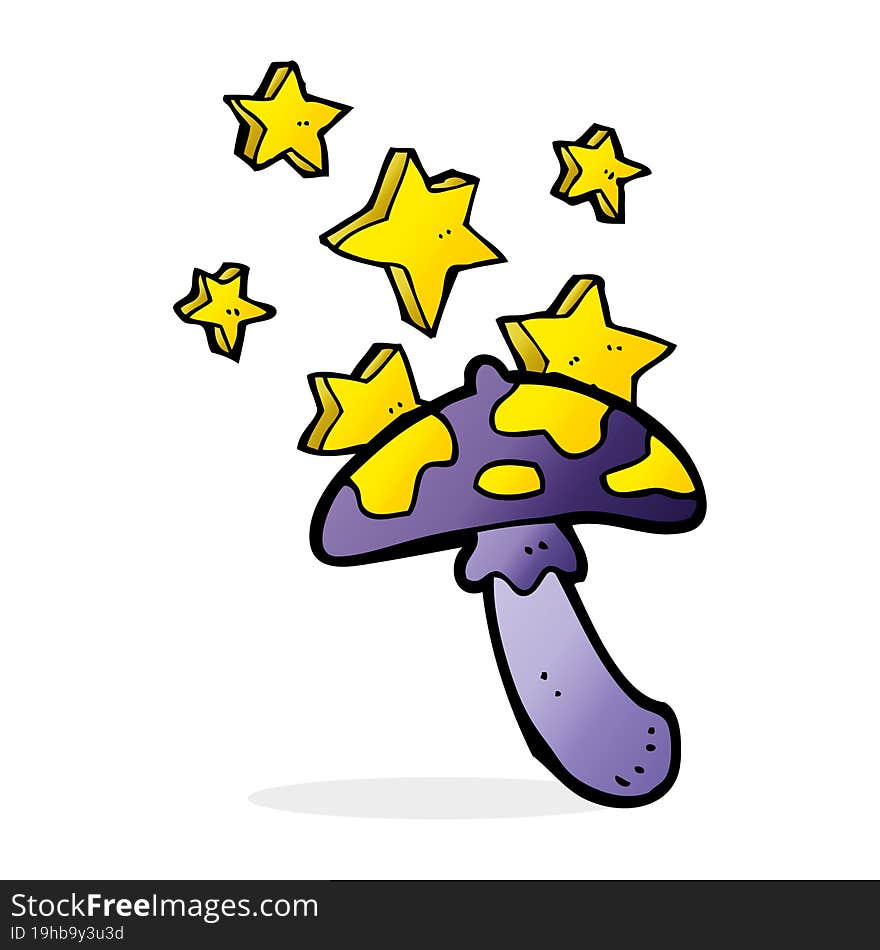 Cartoon Magic Toadstool