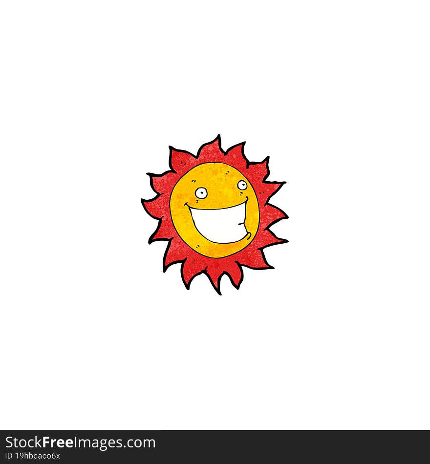 sun cartoon character