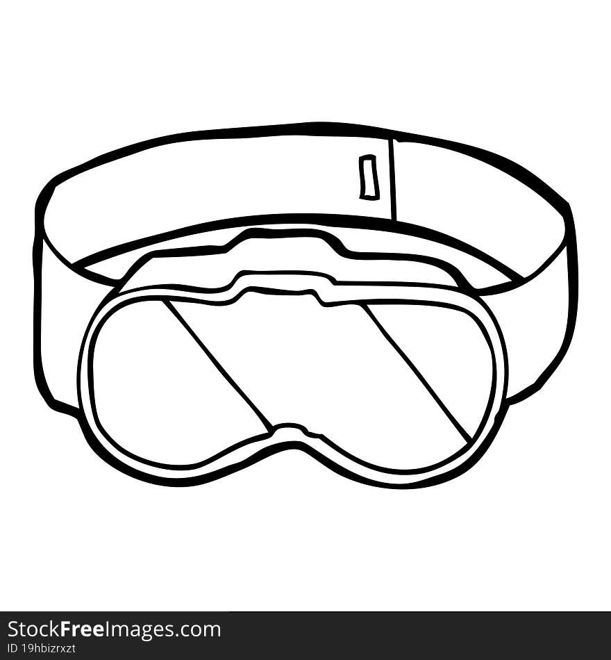 cartoon goggles