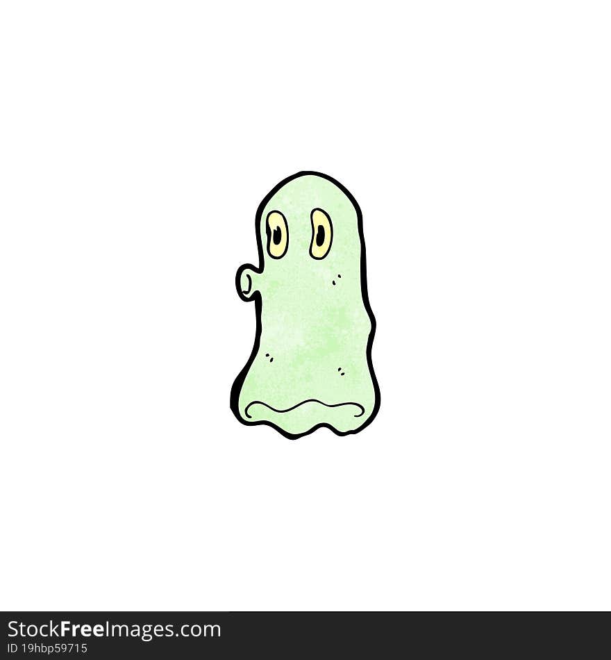 cartoon spooky ghost