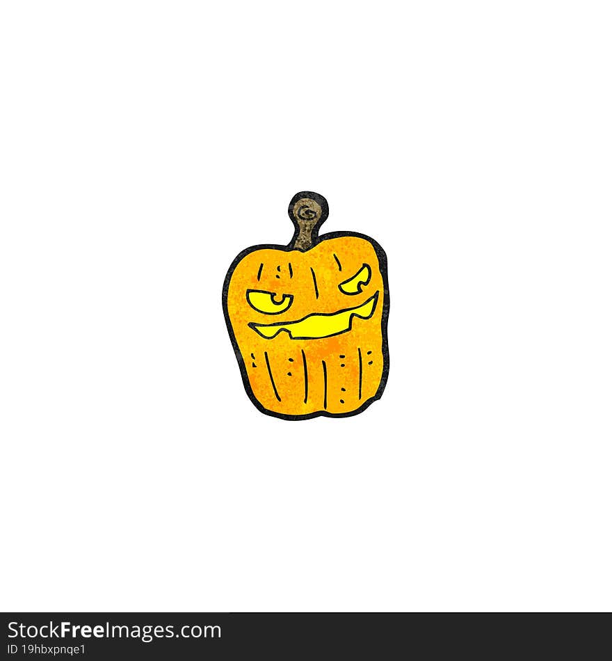 Cartoon Halloween Pumpkin