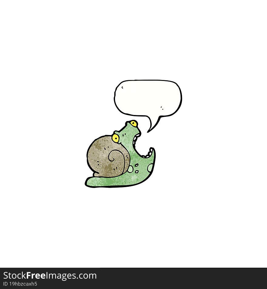 cartoon snail