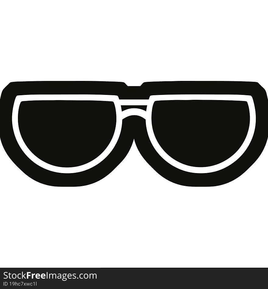 spectacles graphic vector illustration Icon. spectacles graphic vector illustration Icon