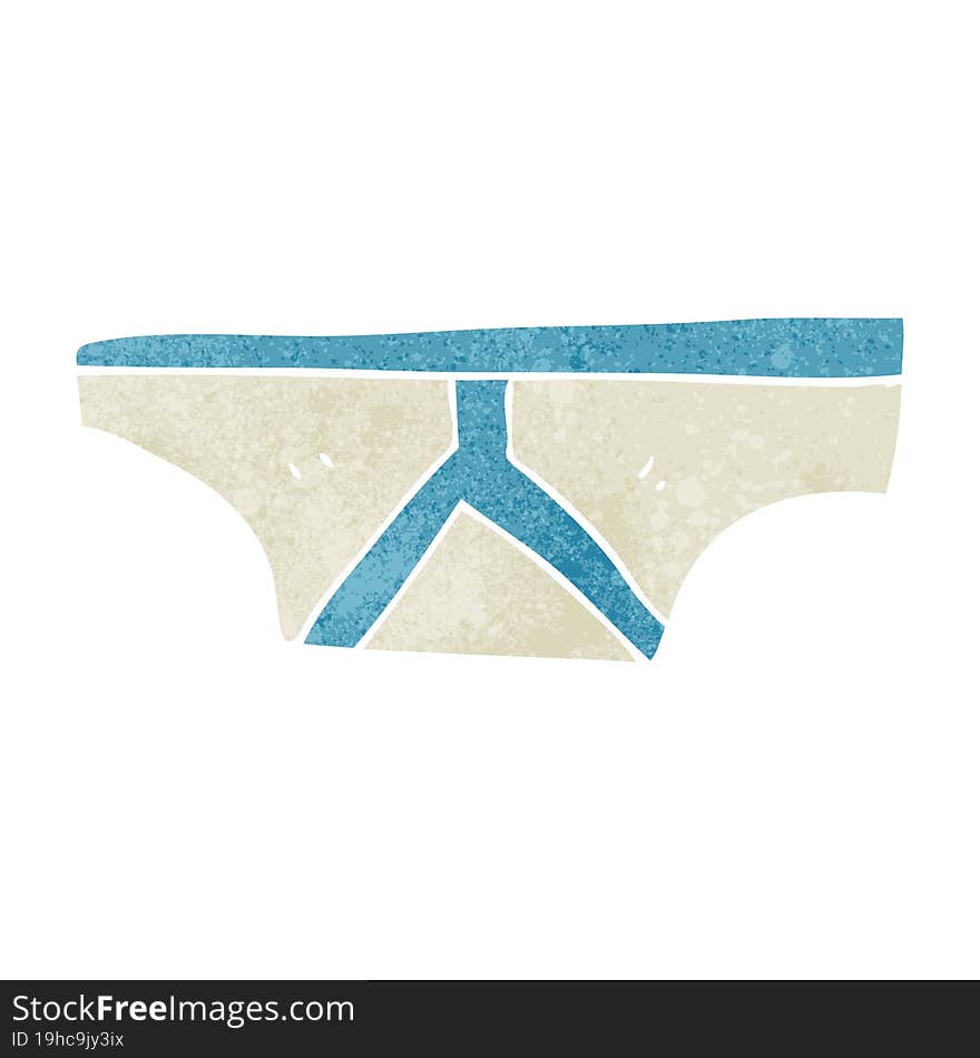 retro cartoon underpants