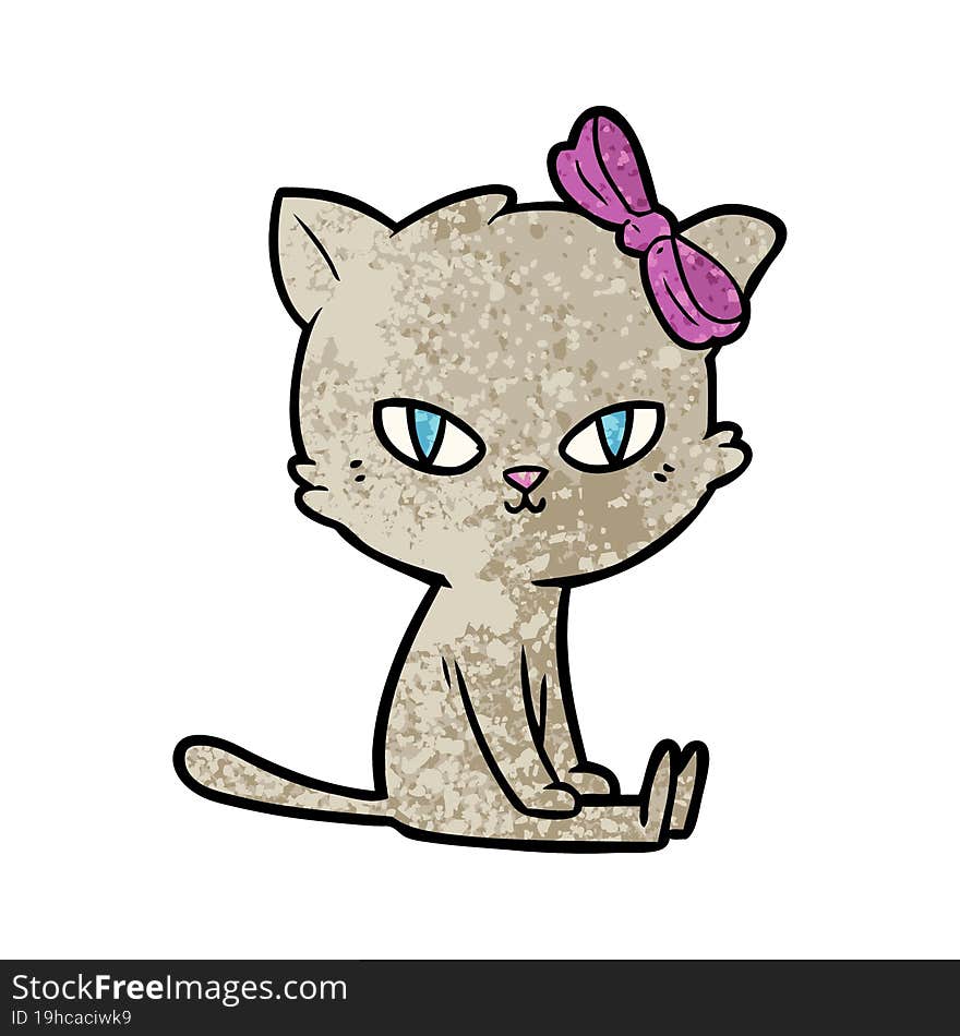 cute cartoon cat. cute cartoon cat