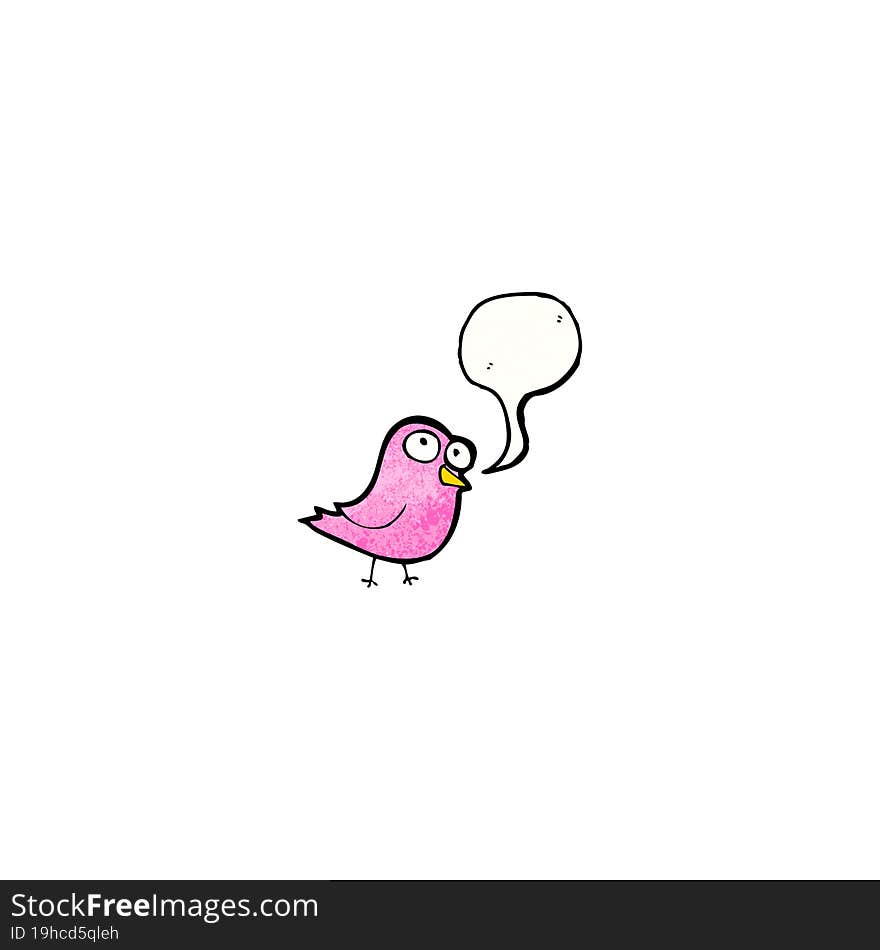 funny cartoon bird