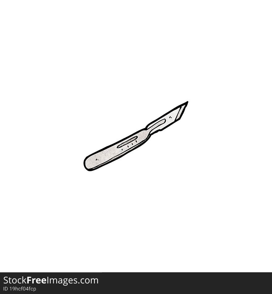 cartoon scalpel