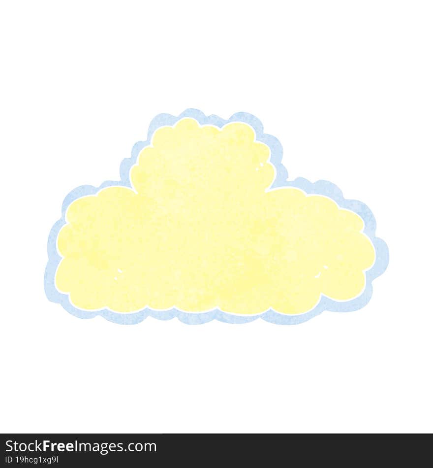 Cartoon Cloud Symbol