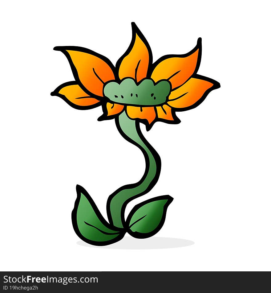 cartoon flower