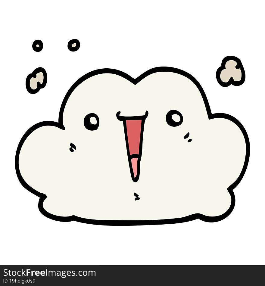 cute cartoon cloud