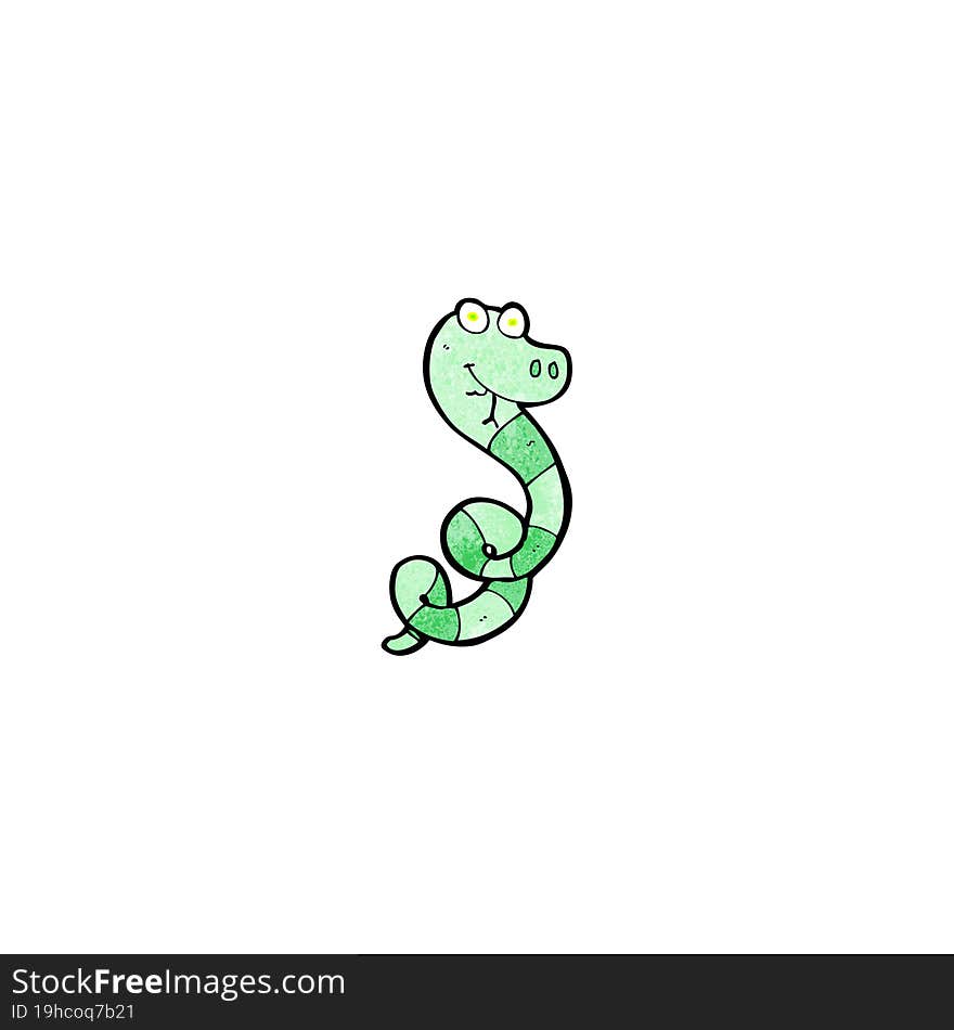 funny cartoon snake