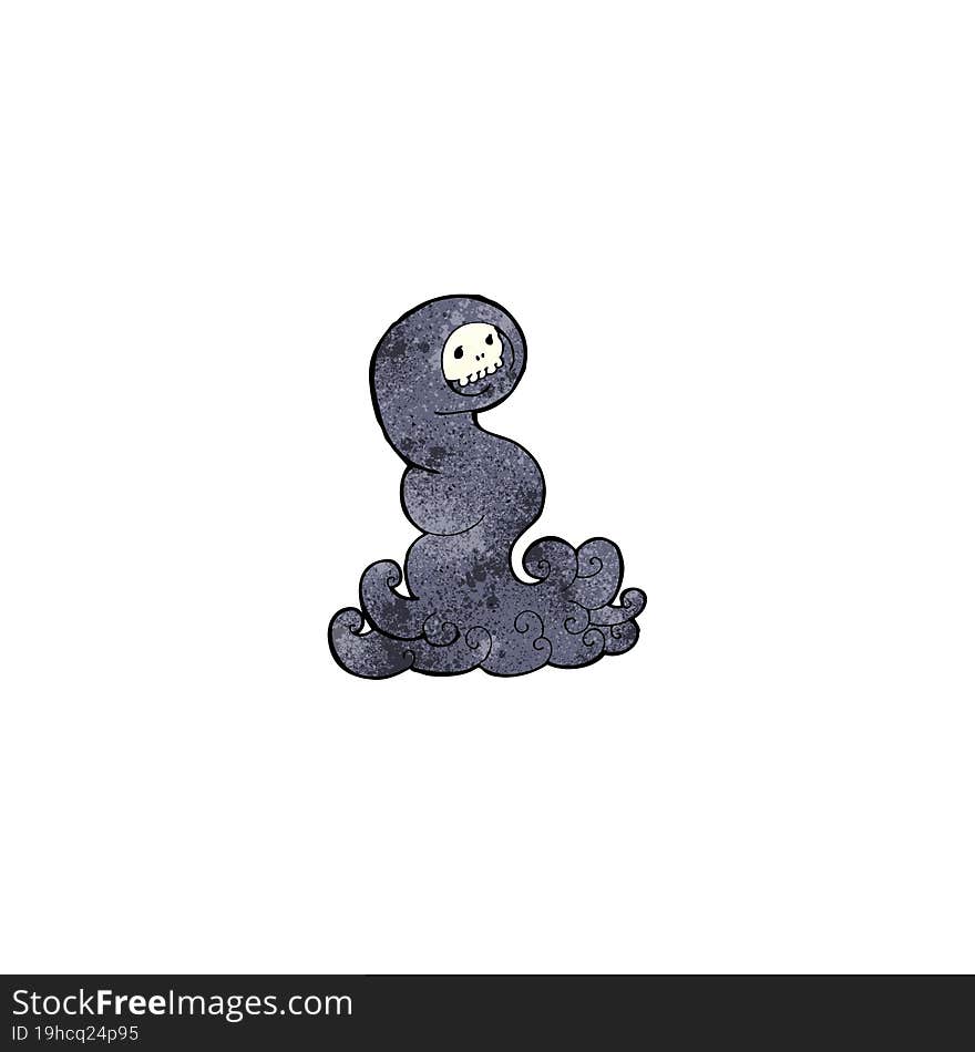 cartoon spooky ghost