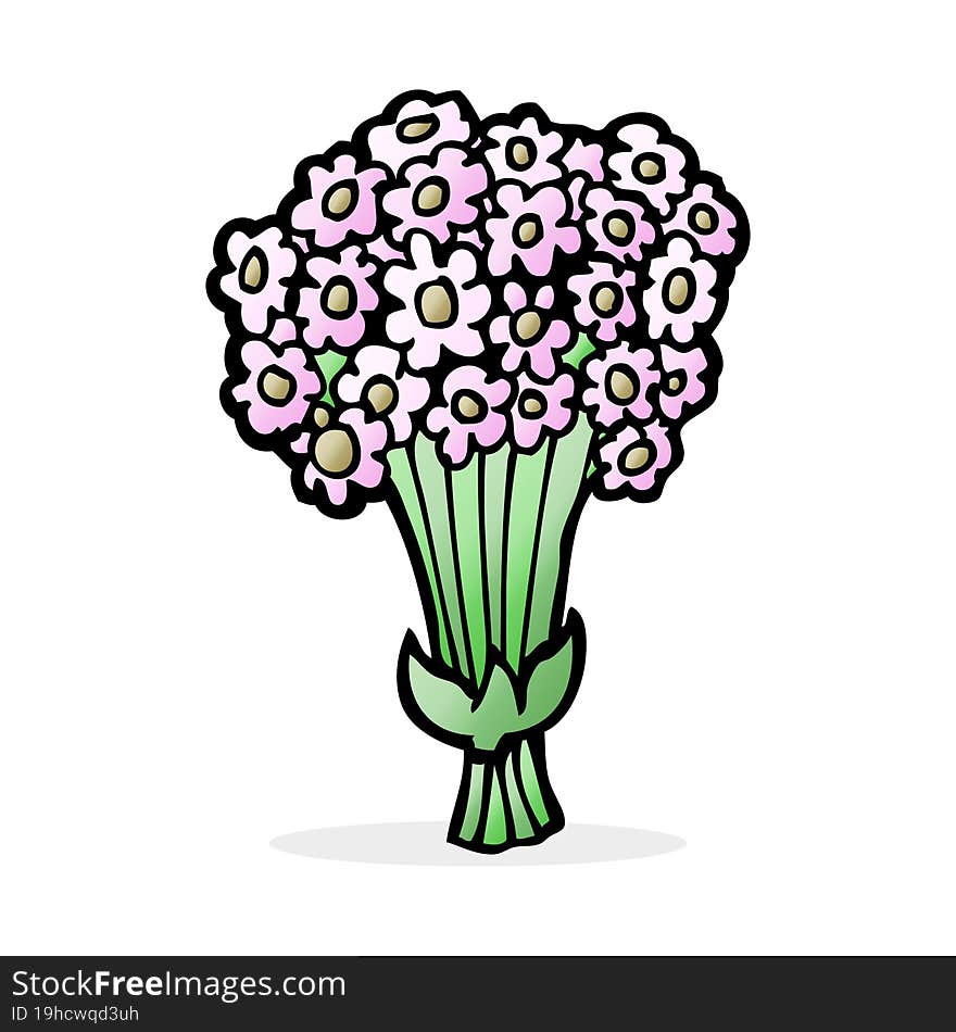 cartoon flowers