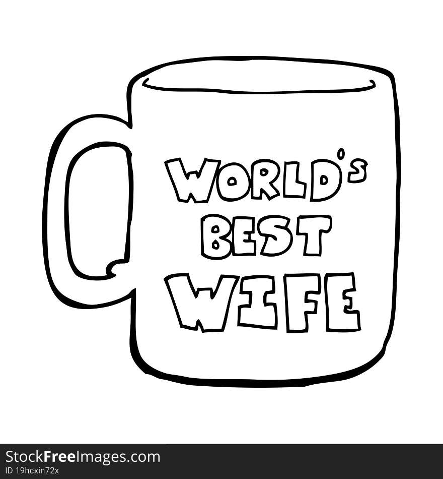 worlds best wife mug