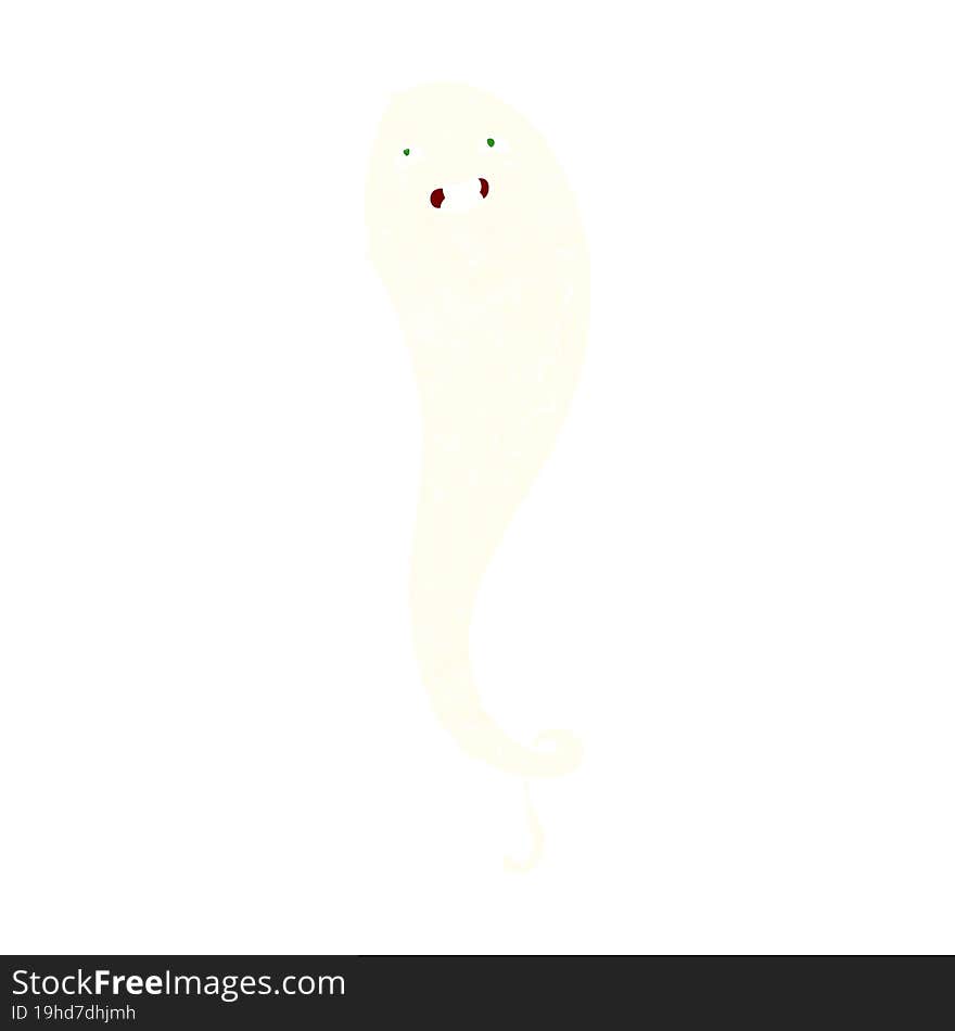 cartoon spooky ghost