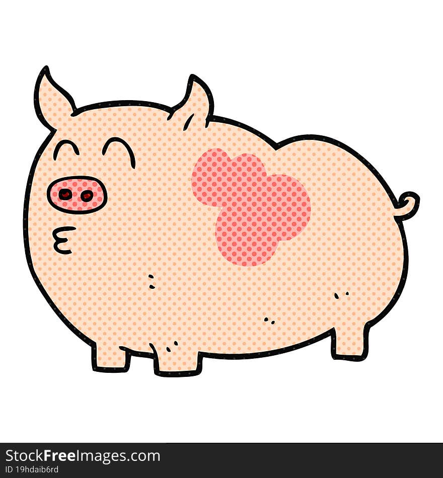 Cartoon Pig